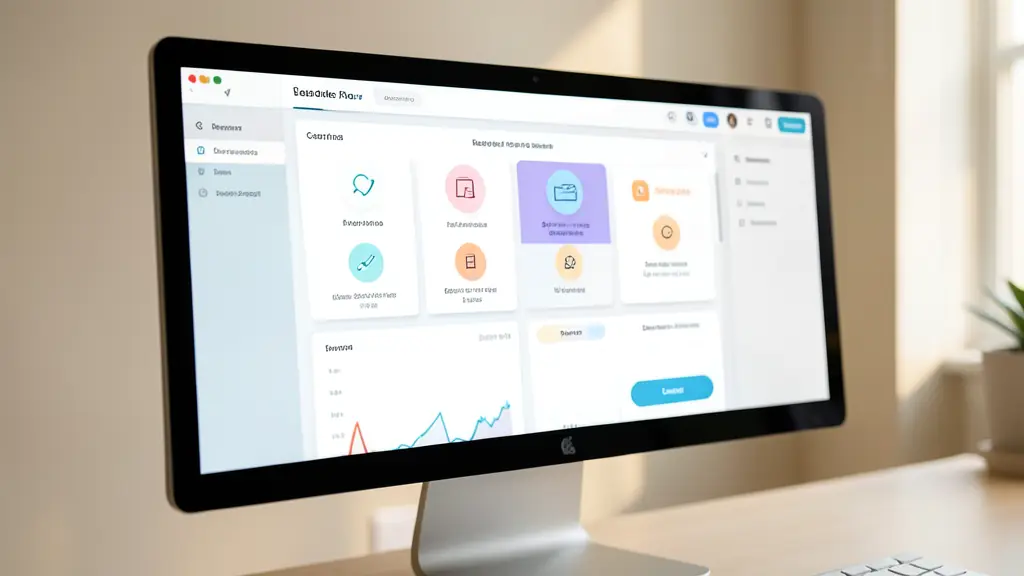 Tableau de bord de trading moderne affichant des indicateurs financiers et des icônes de modes de paiement