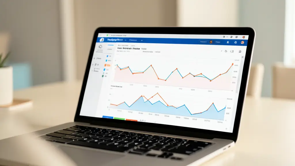 Gros plan d'un portable affichant TradingView avec des graphiques Forex et d'indices