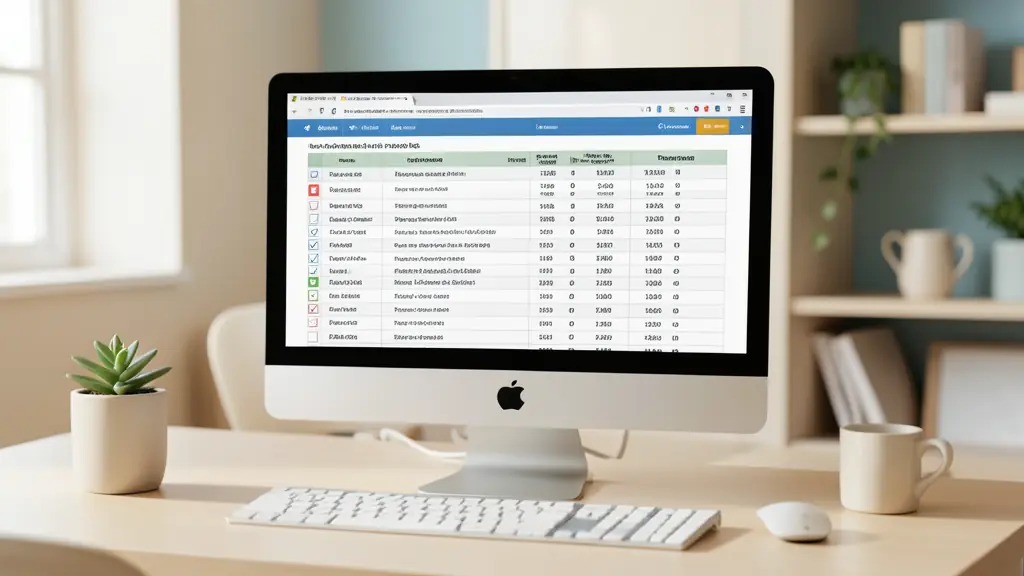 Espace de trading professionnel avec un tableau comparatif des programmes et une liste de critères de faisabilité